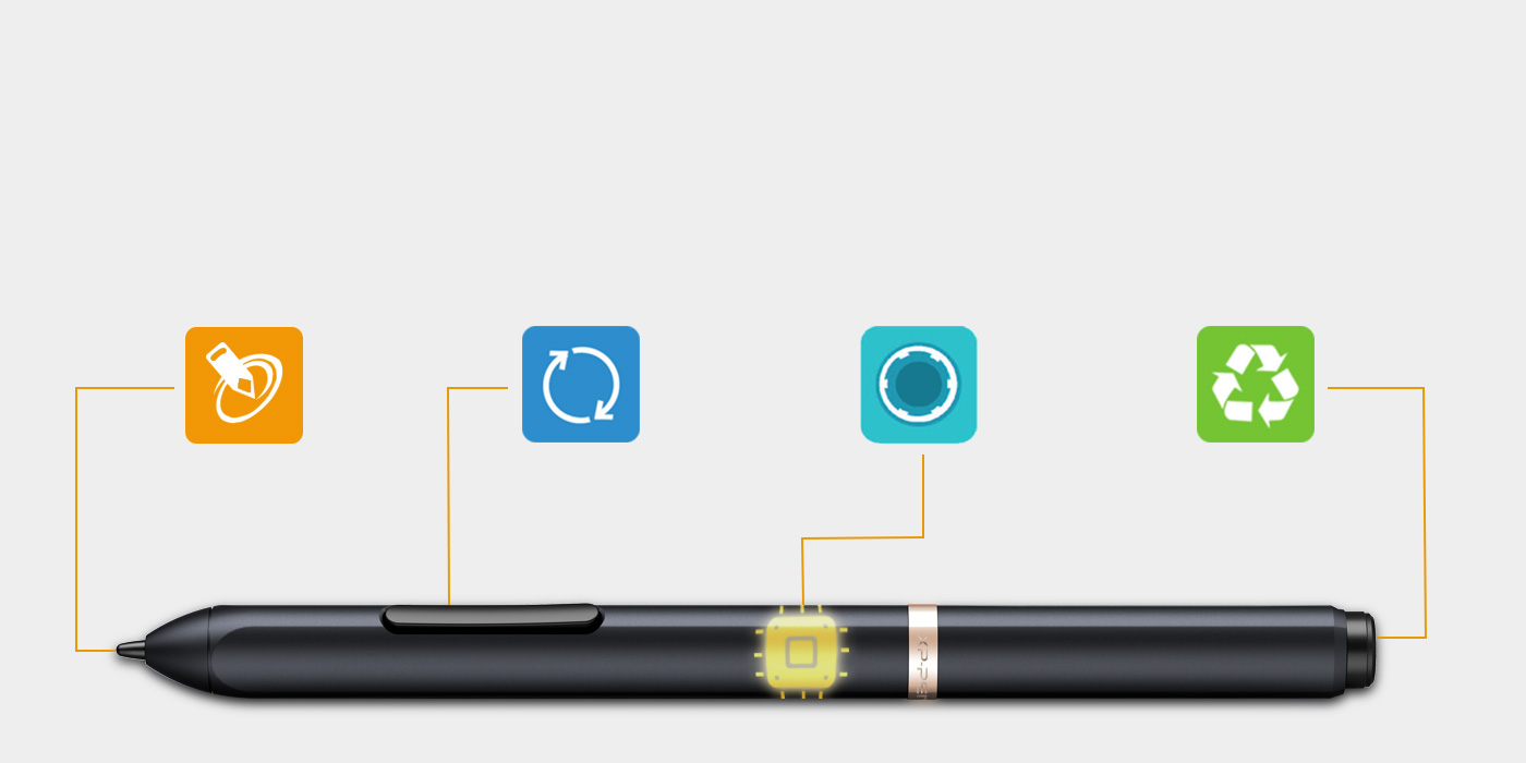 Root3 Pen Pen 03S 三角形無源筆 | XPPen